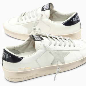 GOLDEN GOOSE メンズ 白色 ローカット スニーカー 青い星柄