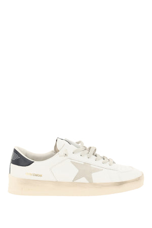 GOLDEN GOOSE メンズ 白色 ローカット スニーカー 青い星柄