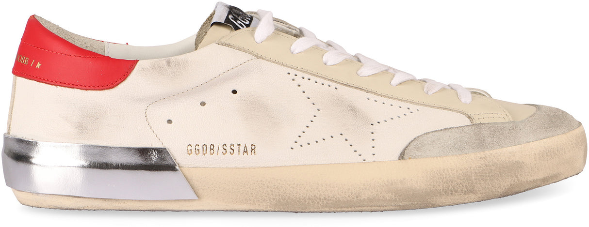 GOLDEN GOOSE 星形パッチのロートップスニーカー メンズ用