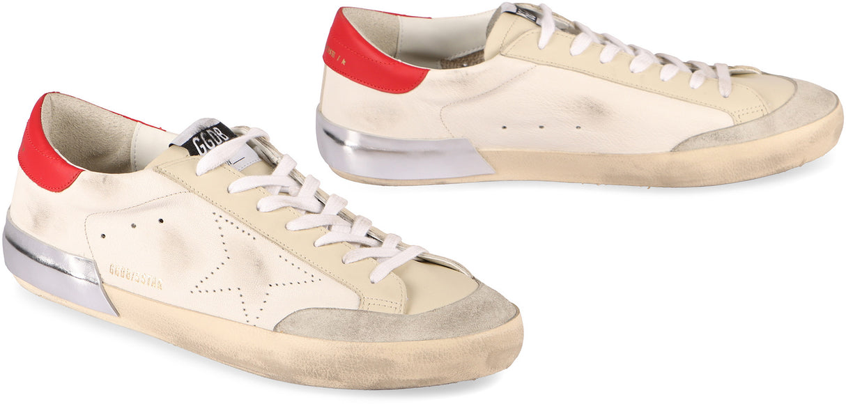 GOLDEN GOOSE 星形パッチのロートップスニーカー メンズ用