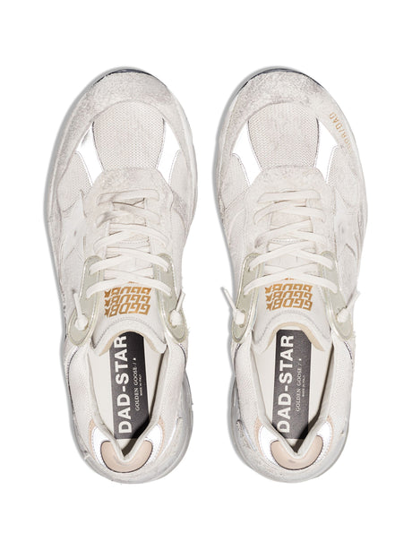 GOLDEN GOOSE Running Dad Sneakers with Suede and Leather Accents