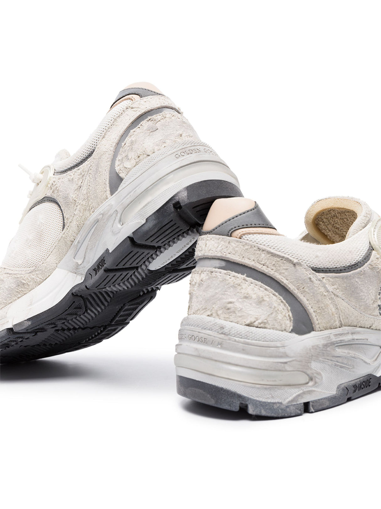 GOLDEN GOOSE Running Dad Sneakers with Suede and Leather Accents