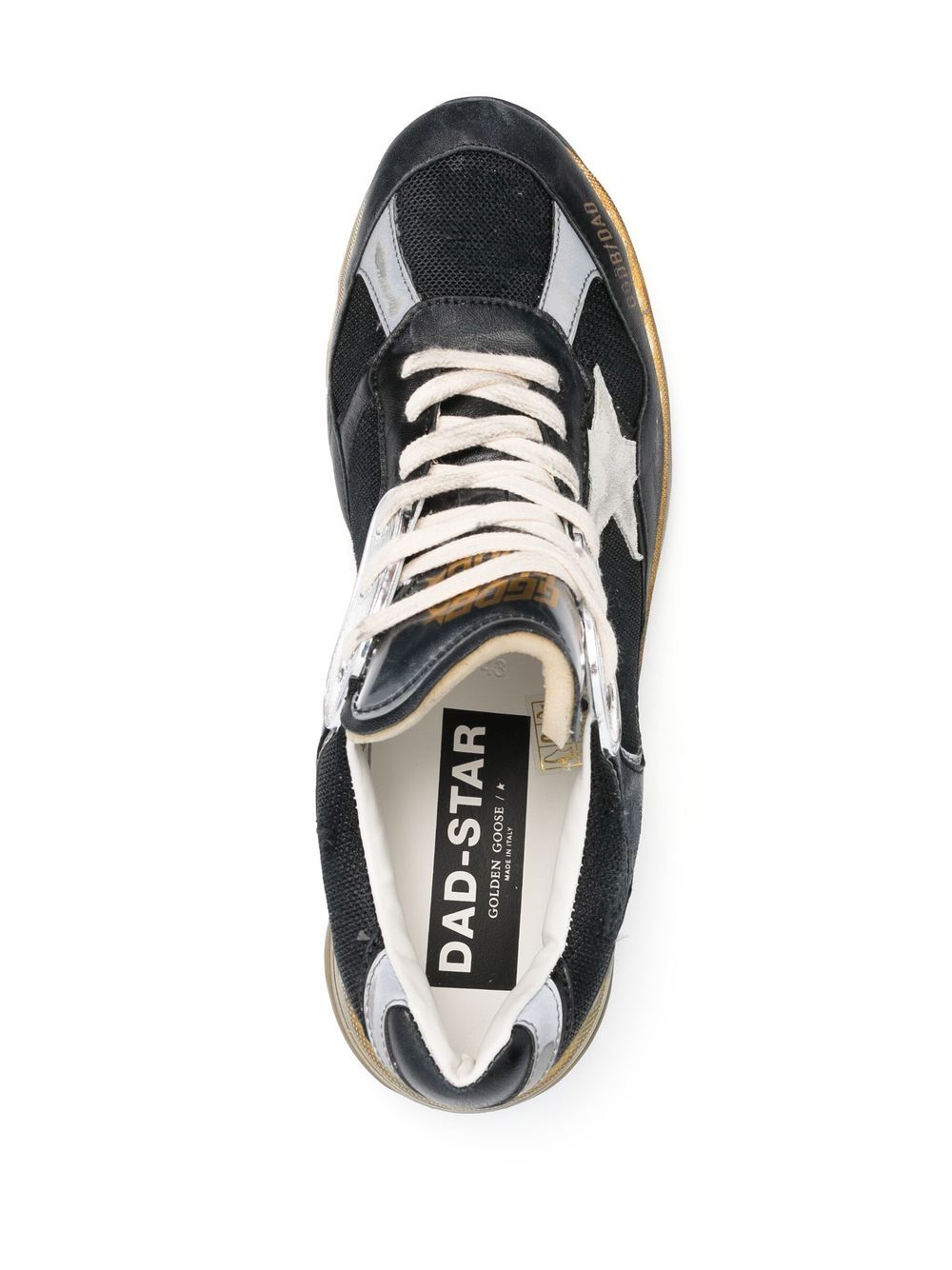 GOLDEN GOOSE Limited Edition Star-Patch Lace-Up Sneaker for Men