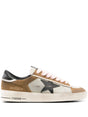 GOLDEN GOOSE Two-Tone Distressed Finish Men's Sneakers