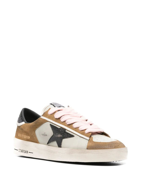 GOLDEN GOOSE Two-Tone Distressed Finish Men's Sneakers