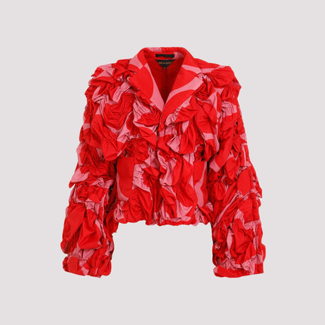 COMME DES GARÇONS Floral-Appliqué Jacket for Women - SS24 Collection