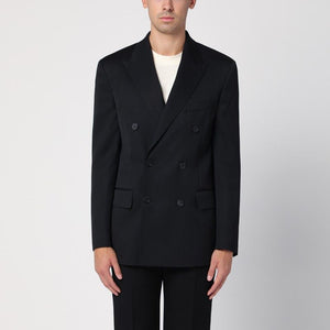 GOLDEN GOOSE Men's Double Breasted Blazer - Light Dry Wool Gabardine