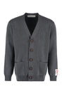 GOLDEN GOOSE Men's Regular Fit Melange Cotton Cardigan (Size L)