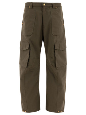 GOLDEN GOOSE Mid Rise Cargo Trousers for Men