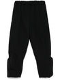 COMME DES GARÇONS Fitted Black Wool Pants with Elastic Waistband