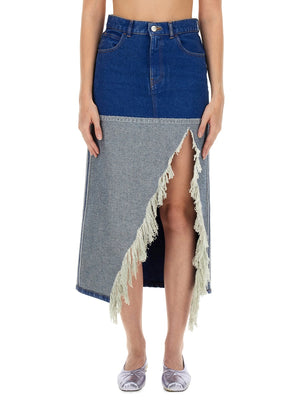 MARNI Cotton Denim Skirt - Size 40