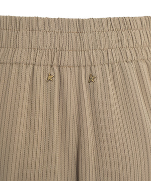 GOLDEN GOOSE Wide Leg Pinstripe Pants 'Brittany'