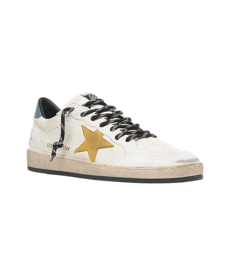 GOLDEN GOOSE Men's Distressed Leather Sneakers 'Ball Star'