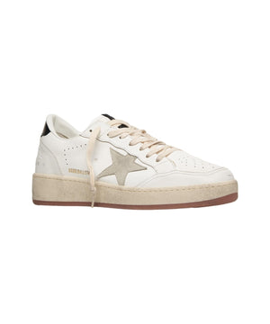 GOLDEN GOOSE Men's Distressed Leather Sneaker 'Ball Star'