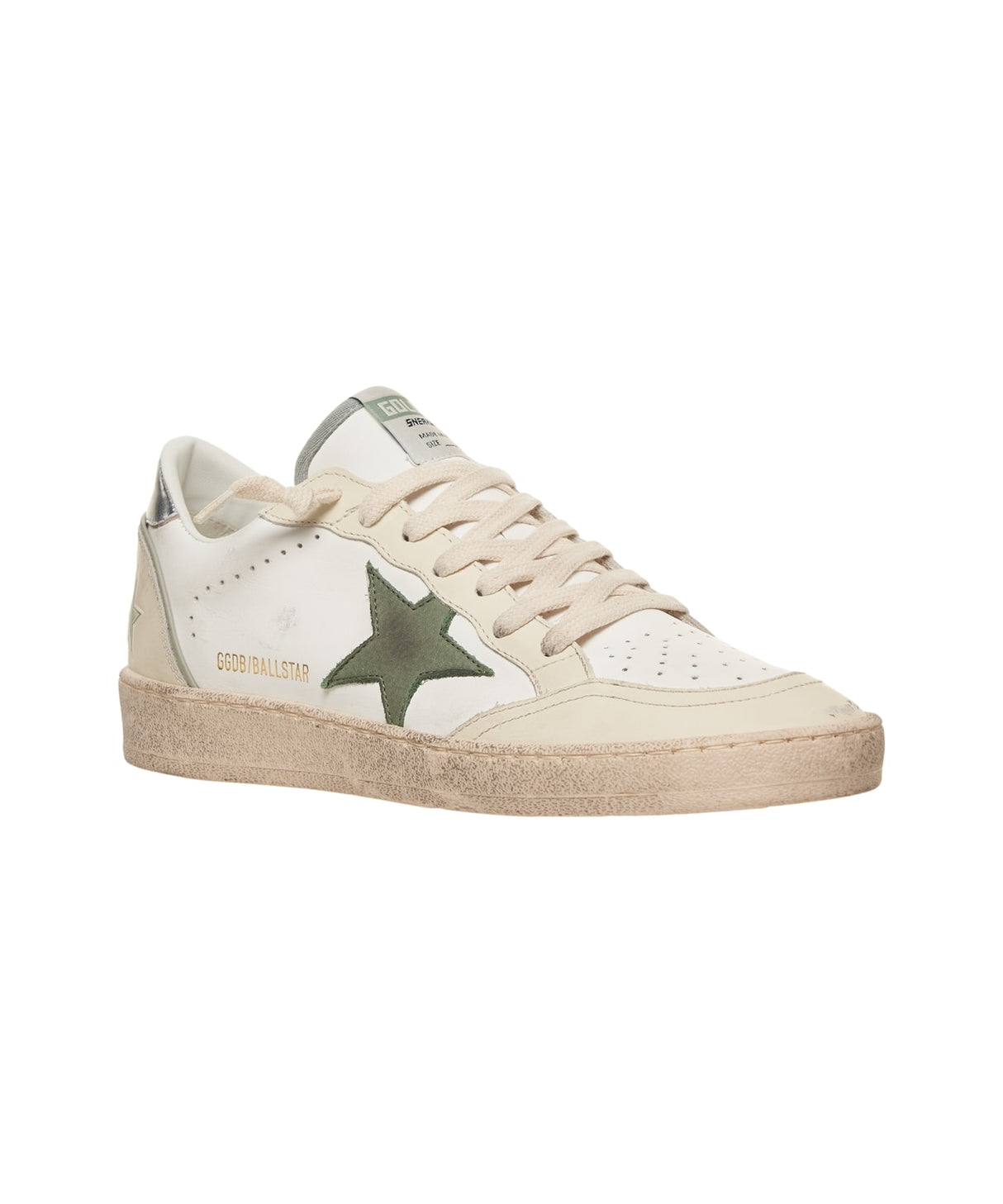 GOLDEN GOOSE Women’s Mini Distressed Sneakers with Metallic Details