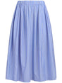 MARNI Stripped Midi Skirt with Elastic Waist