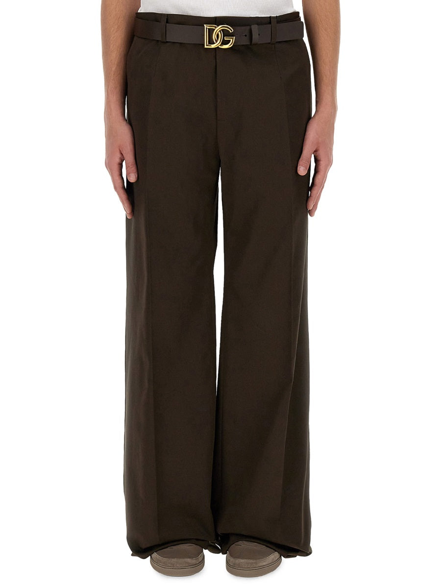 DOLCE & GABBANA Tailored Cotton Pants - Size 48