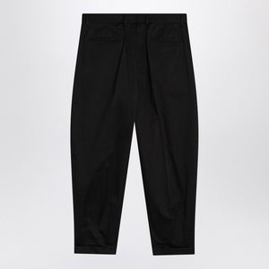 DOLCE & GABBANA Double-Pleated Cotton Trousers for Men