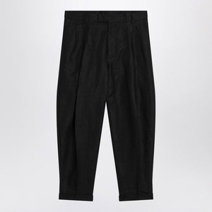 DOLCE & GABBANA Linen-Blend Trousers for Men SS25