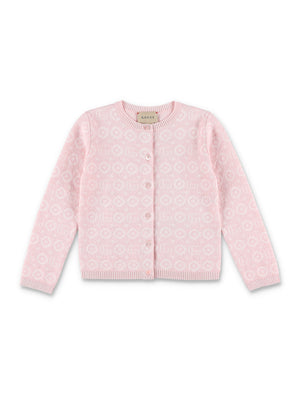 GUCCI Mini Double G Cardigan for Girls