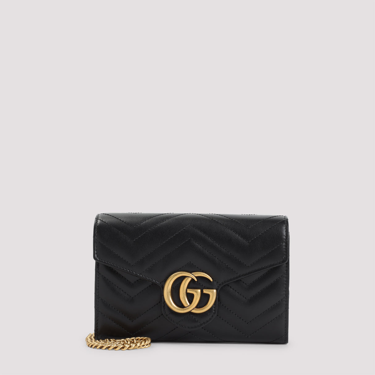 GUCCI Mini Matelassé Leather Wallet