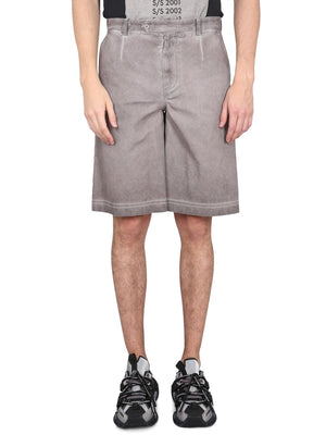 DOLCE & GABBANA Logo Plaque Bermuda Shorts for Men