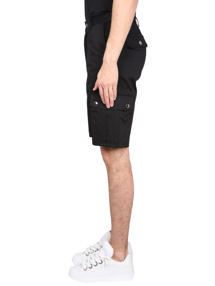 DOLCE & GABBANA Bermuda Cargo Shorts for Men - SS23 Edition