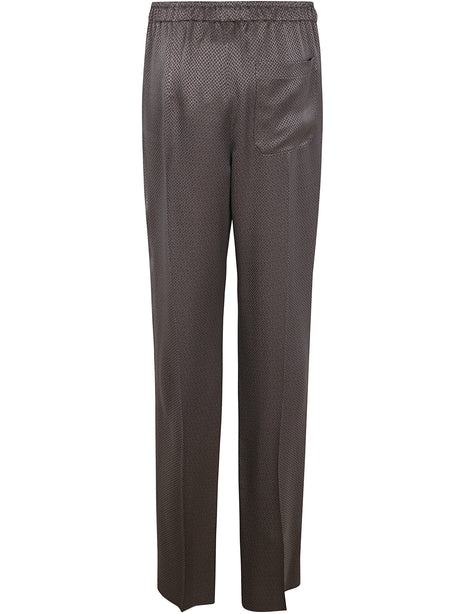 GIORGIO ARMANI Women's Micro Jacquard Trousers - SS25 Collection