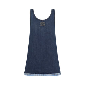 MIU MIU Chic Cotton Mini Dress for Women