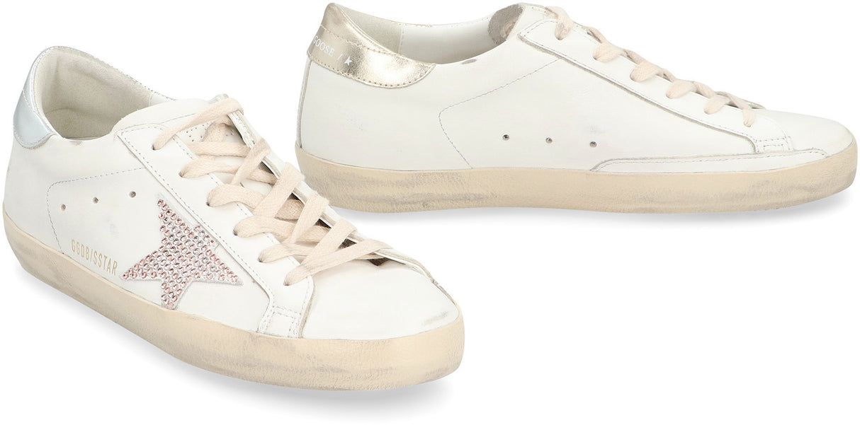 GOLDEN GOOSE Super Star Leather Upper Suede Star Sneakers