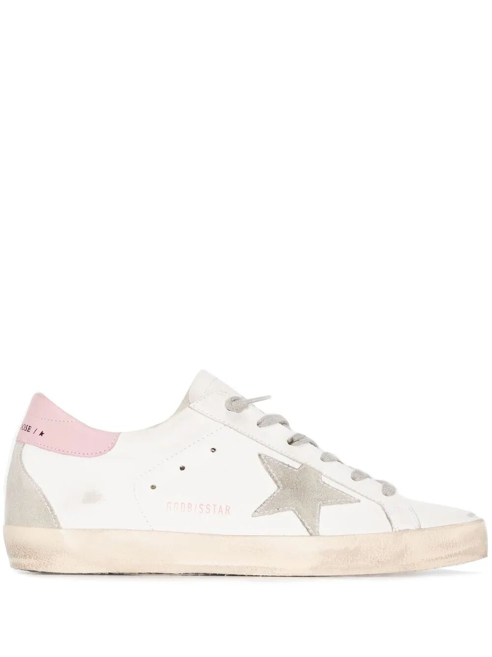 GOLDEN GOOSE Stylish Leather Upper with Suede Star Women's Sneakers