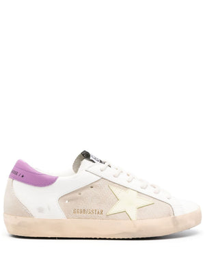 GOLDEN GOOSE ラグジュアリー ディストレストレザー レディース ロートップスニーカー