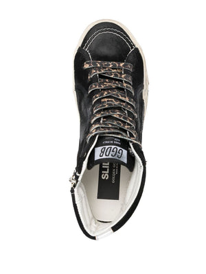 GOLDEN GOOSE Black and Shiny Leather Sneakers for Women - SS23 Collection