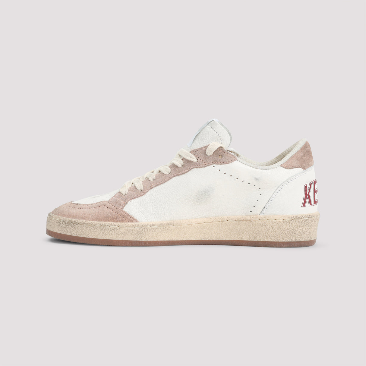 GOLDEN GOOSE Ballstar Nappa Upper and Spur Suede Sneakers