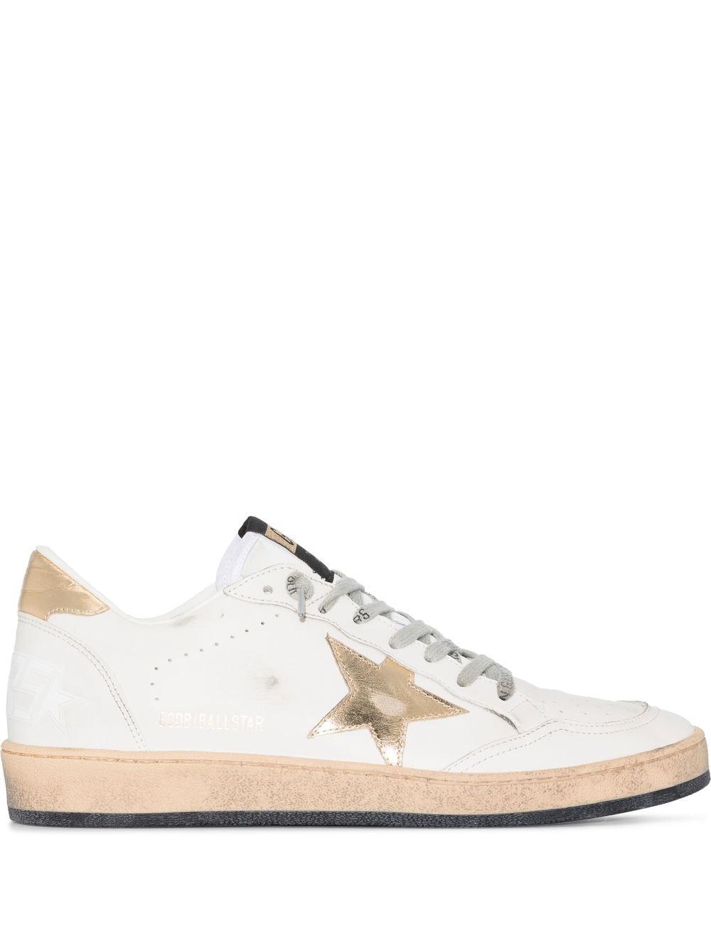 GOLDEN GOOSE レディース用ボールスターレザースニーカー - 秋冬2024