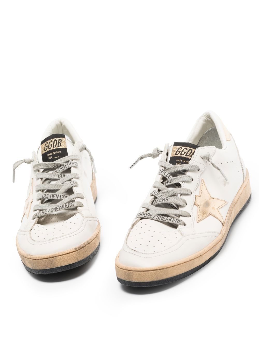 GOLDEN GOOSE レディース用ボールスターレザースニーカー - 秋冬2024