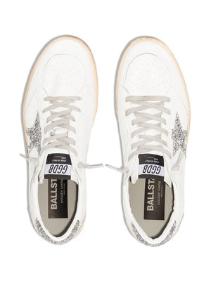 GOLDEN GOOSE Women's Glittered Star Lace-Up Sneakers