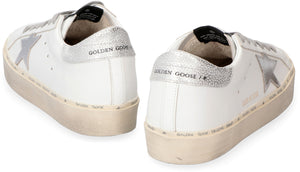 GOLDEN GOOSE 高級な白いレザーハイタップスニーカー女性用