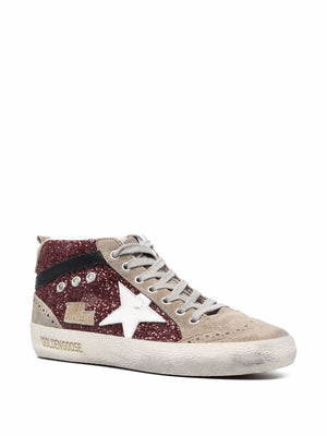 GOLDEN GOOSE Sneaker Mid Star Glitter - Women's Size Available