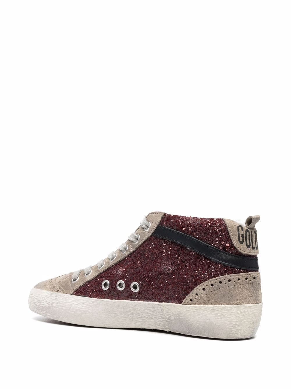 GOLDEN GOOSE Sneaker Mid Star Glitter - Women's Size Available