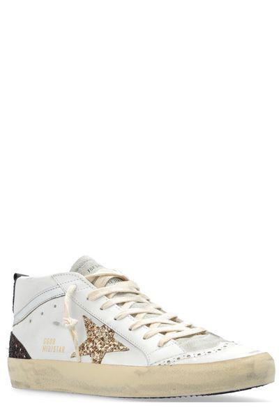 GOLDEN GOOSE "Fashion Forward"White and Gold Women's Sneakers - Available Now!