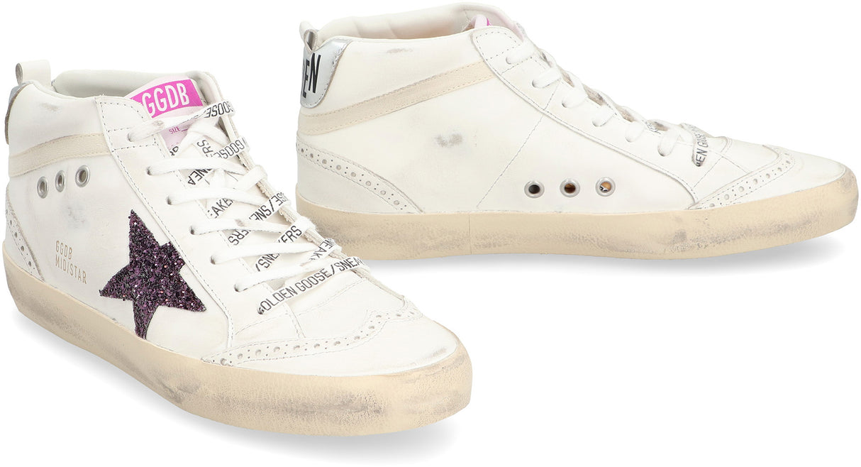 GOLDEN GOOSE Star Mid-Top Sneakers for Women - Spring/Summer 2025