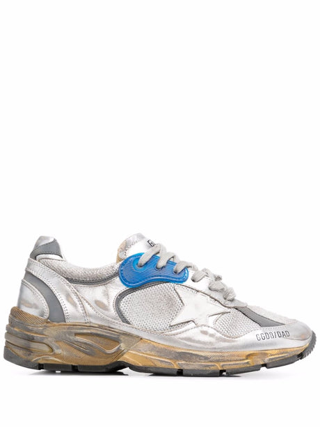 GOLDEN GOOSE Running Dad Sneakers with Distressed Star Accents