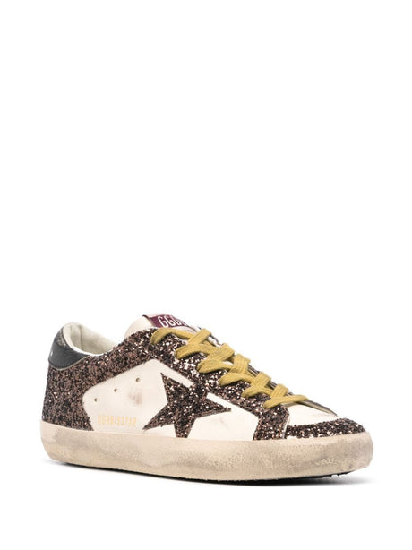 GOLDEN GOOSE スーパースター ホワイト＆ブラウン スニーカー