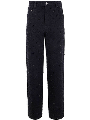 GOLDEN GOOSE Journey Pant with Stones and Crystals for Women