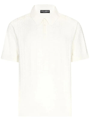 DOLCE & GABBANA Short Sleeve Mini Polo for Men