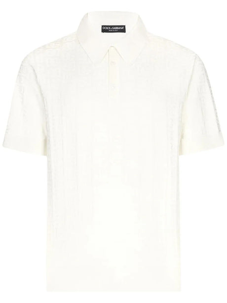 DOLCE & GABBANA Short Sleeve Mini Polo for Men