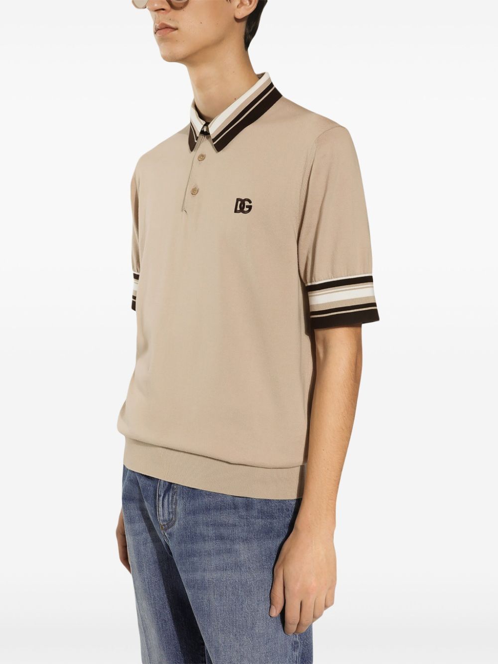 DOLCE & GABBANA Men's Classic Polo Shirt - FW24 Collection