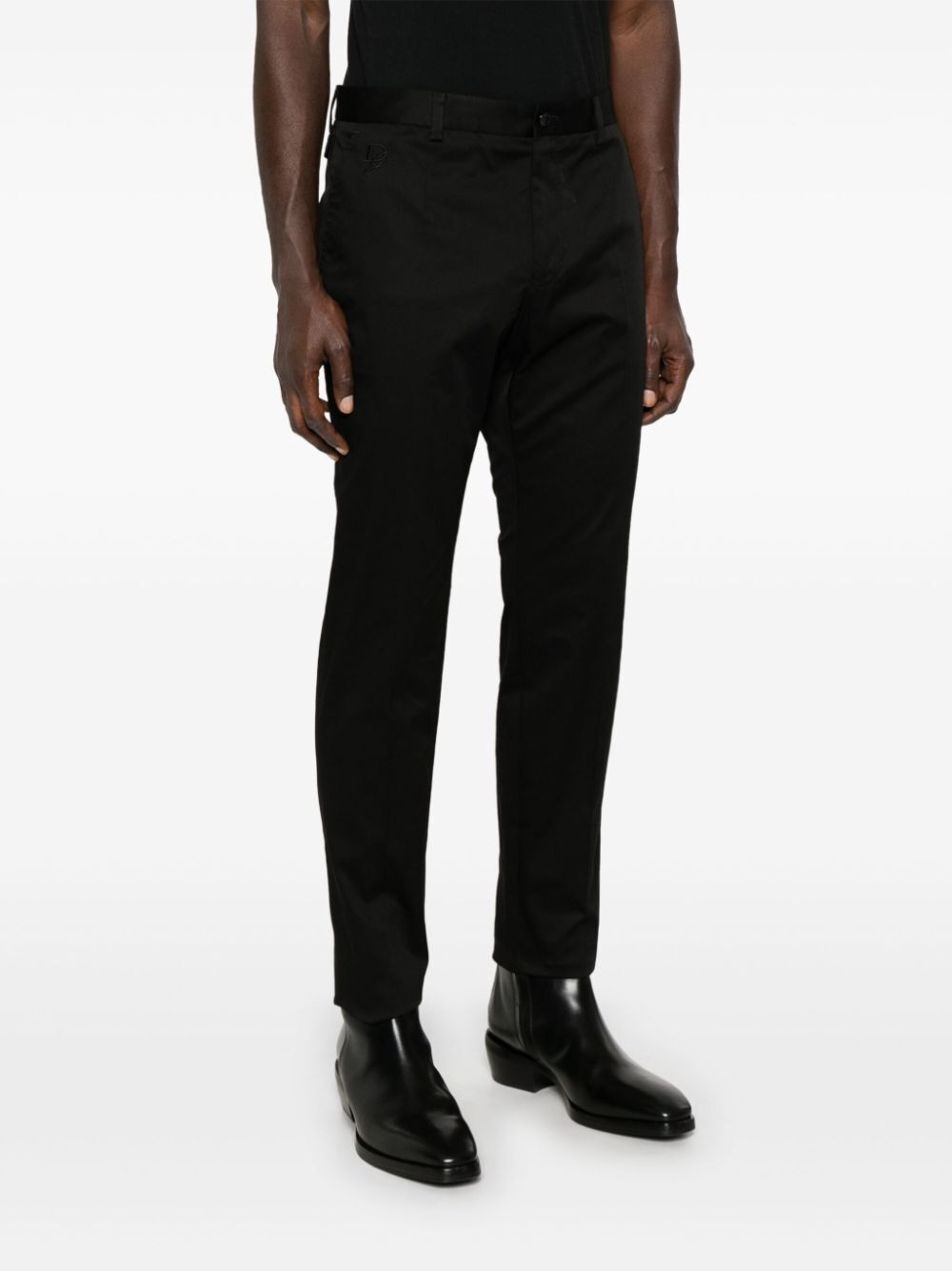 DOLCE & GABBANA Cotton Trousers for Men - SS25 Collection