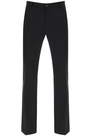 DOLCE & GABBANA Flared Wool Trousers for Men